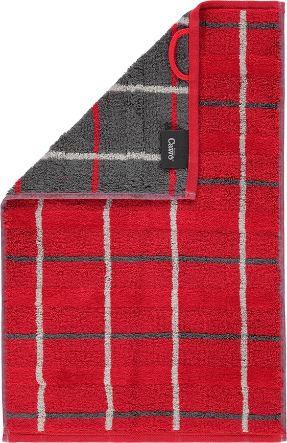 Prosop Square cu romburi 30 x 50 cm roșu