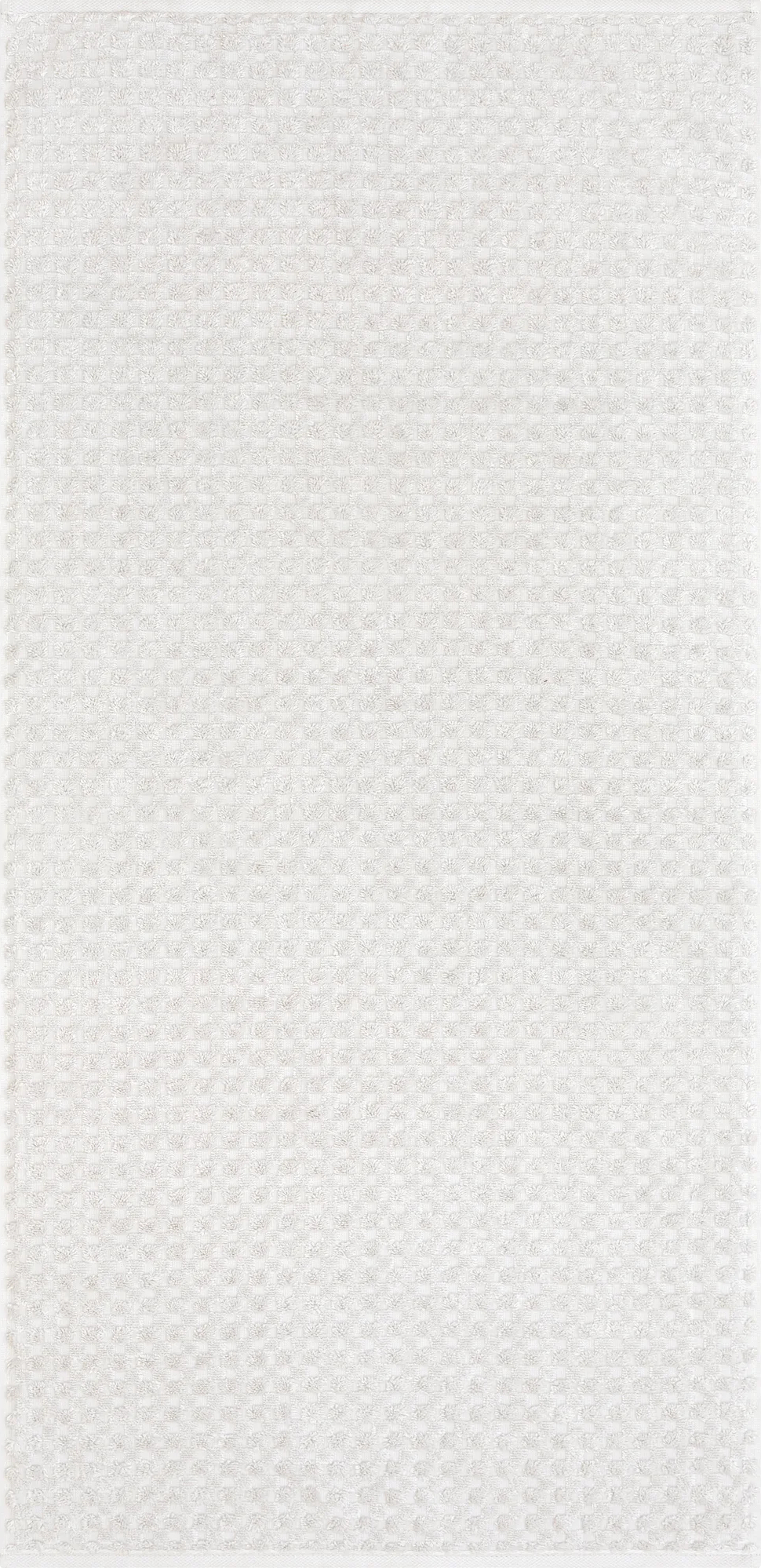 Pure Elements Handtuch Uni&Struktur 80 x 150 cm, weiß-grau