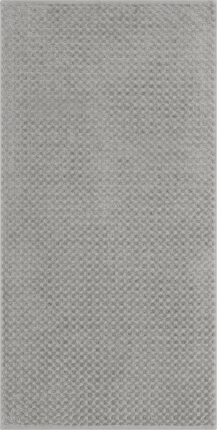 Pure Elements Uni&Struktur håndklæde 80 x 150 cm, grå