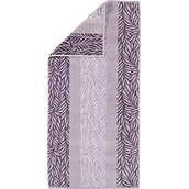 Ręcznik Noblesse Seasons w szerokie pasy 80 x 150 cm lawendowy