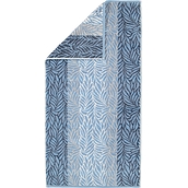 Ręcznik Noblesse Seasons w szerokie pasy 80 x 150 cm niebieski