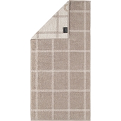 Ręcznik Two-Tone w kratę 50 x 100 cm piaskowy