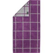 Ręcznik Two-Tone w kratę 50 x 100 cm purpurowy