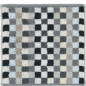 Ręcznik Unique szachownica 30 x 30 cm antracytowy