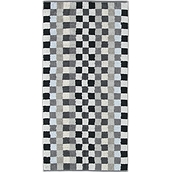 Ręcznik Unique szachownica 50 x 100 cm antracytowy