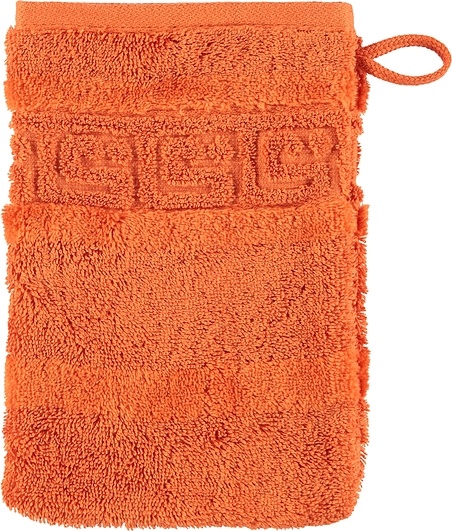 Rękawica kąpielowa Noblesse 16 x 22 cm pomarańczowa