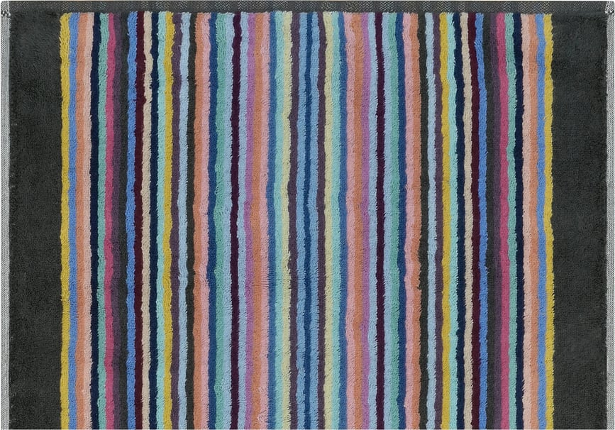 Remake handduk randig 50 x 100 cm, ljusgrå