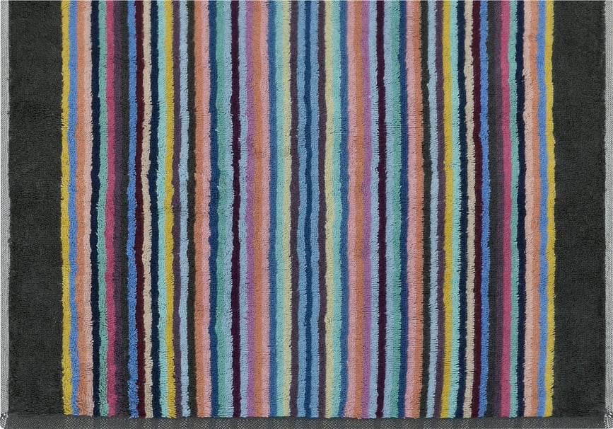 Remake handduk randig 70 x 140 cm, ljusgrå