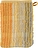 Ръкавица за къпане Cashmere раирана 16 x 22 см светлооранжева