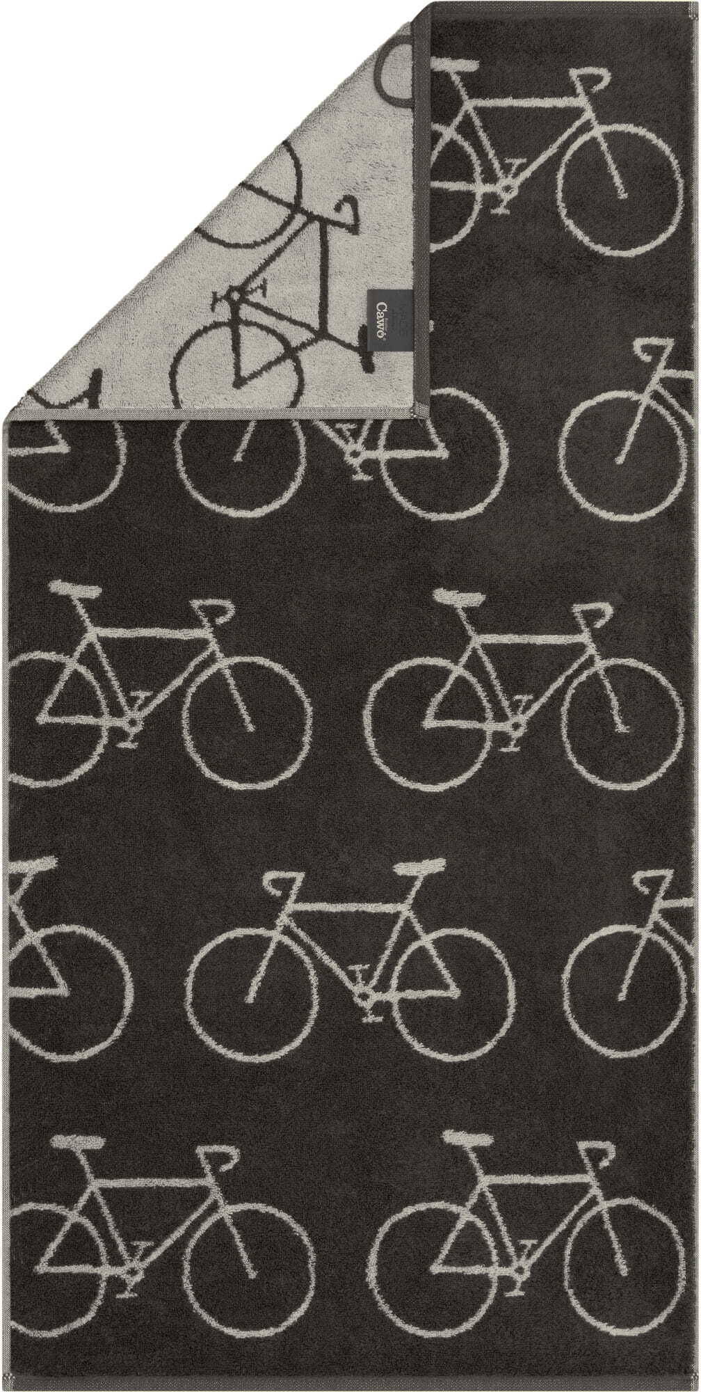 Cawo Roku dvielis Velo ar velosipēdu