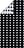 Ručník Black&White Bubbles 50 x 100 cm