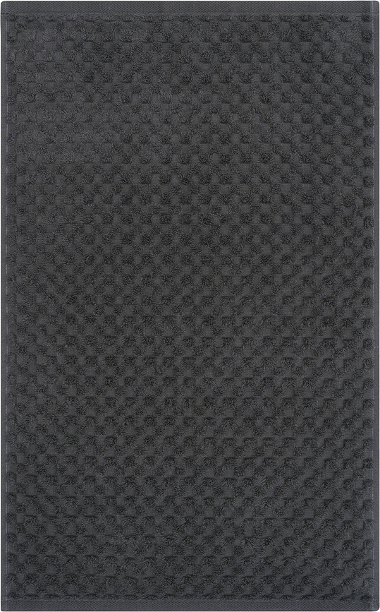 Рушник Pure Elements Uni&Struktur 30 x 50 см, чорний