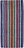 Рушник Stripes 70 x 180 см, різнокольоровий темний