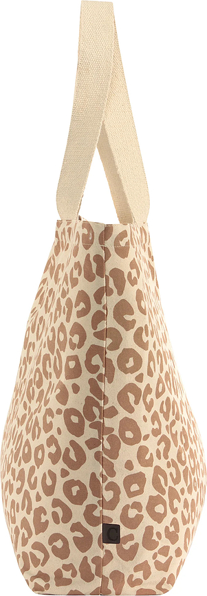Sac de plage Leo marron pastel