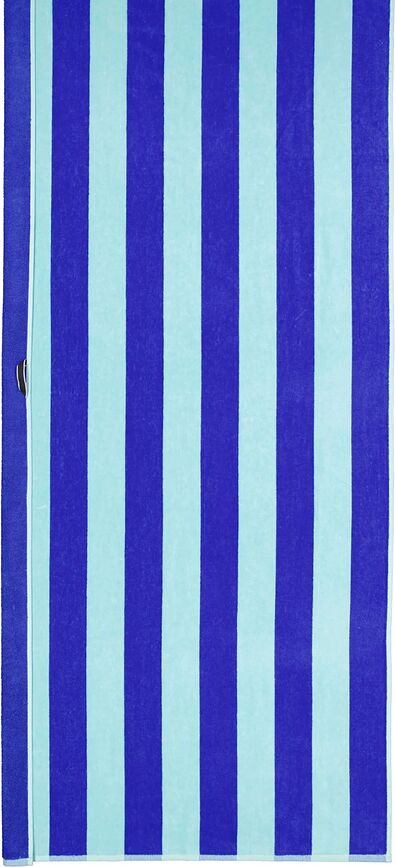 Tropical Serviette de Plage à rayures, 80 x 180 cm, vert et orange