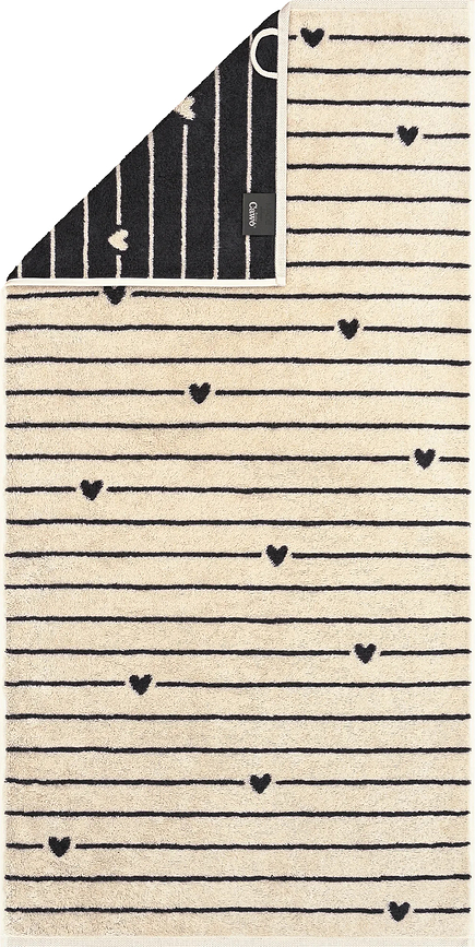 Serviette Lines&Hearts 50 x 100 cm