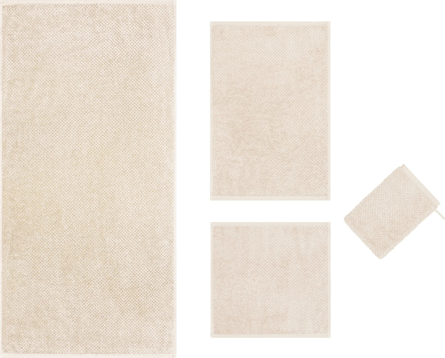 Serviette Pure Uni 80 x 150 cm, blanc-gris