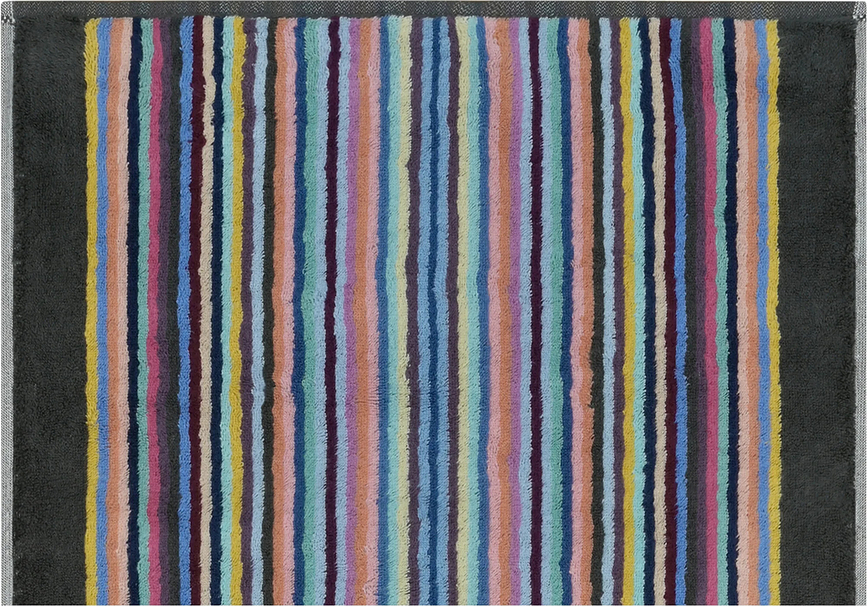 Serviette Remake à rayures 50 x 100 cm gris clair