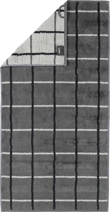 Square Handduk, rombmönster 50 x 100 cm, antracit