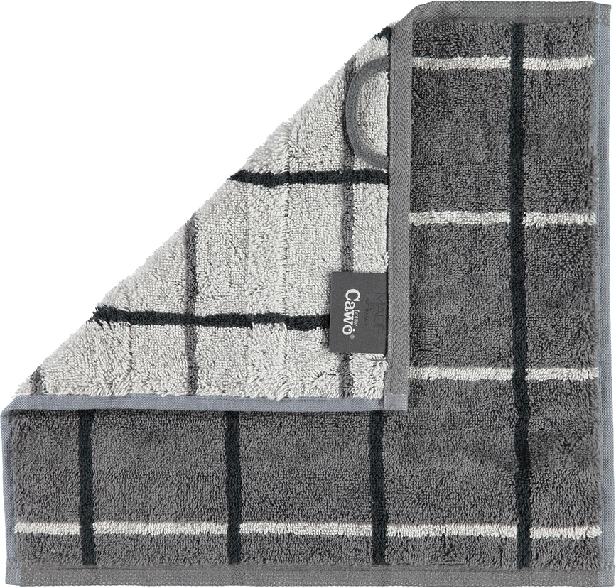 Square Serviette à losanges, 30 x 30 cm, anthracite