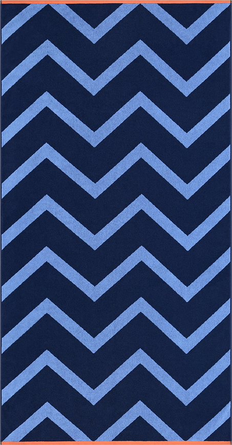 Strandtuch Beach Wave 90 x 180 cm, blau