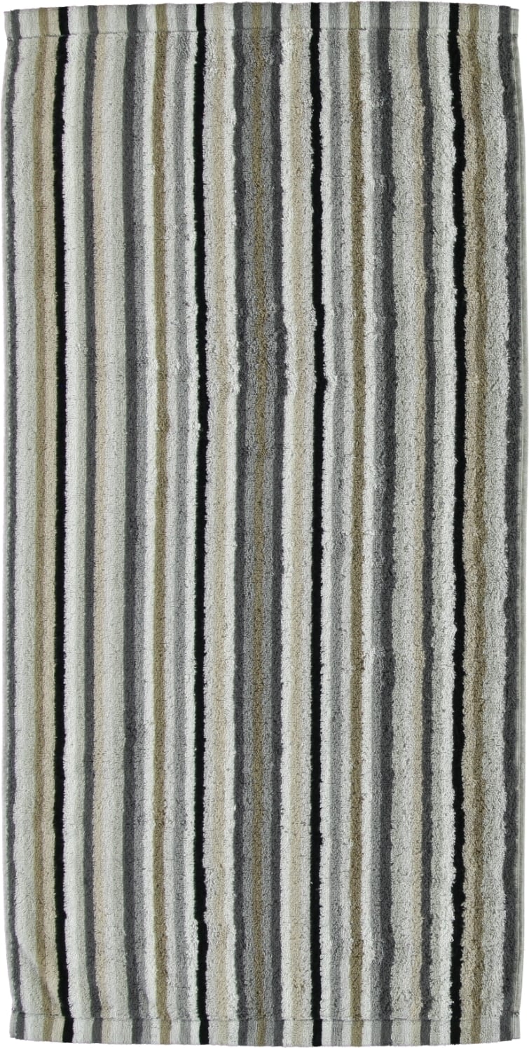 Stripes Handtuch 50 x 100 cm erdfarben