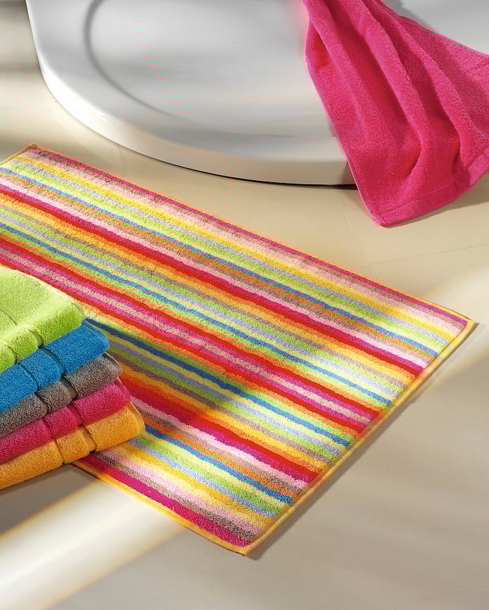 Stripes Kupaonska Prostirka 60 x 100 cm siva