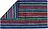 Stripes Tapis de Bain, 70 x 120 cm, multicolore foncé