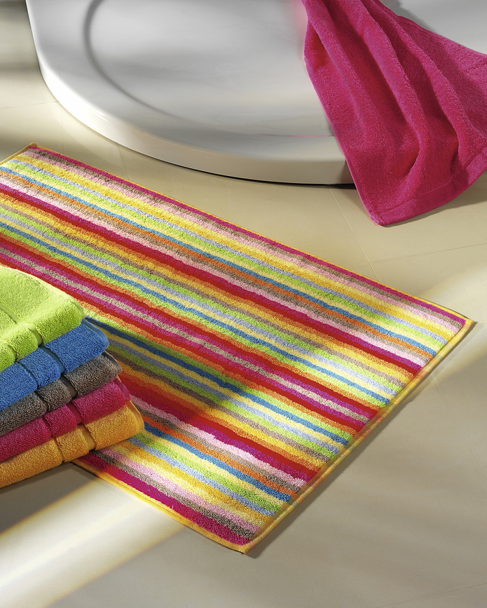 Stripes Tapis de Bain 70 x 120 cm, multicolore
