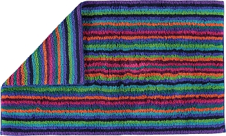 Stripes Vannitoa vaip 60 x 100 cm tumedat värvi