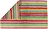 Tæppe til badeværelset Stripes 60 x 100 cm farvet