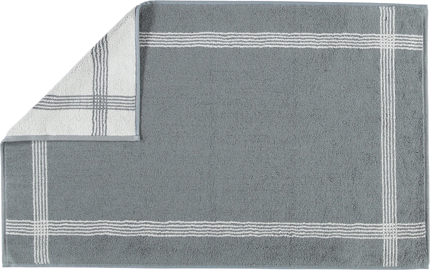 Tæppe til badeværelset Two-Tone 50 x 80 cm grå