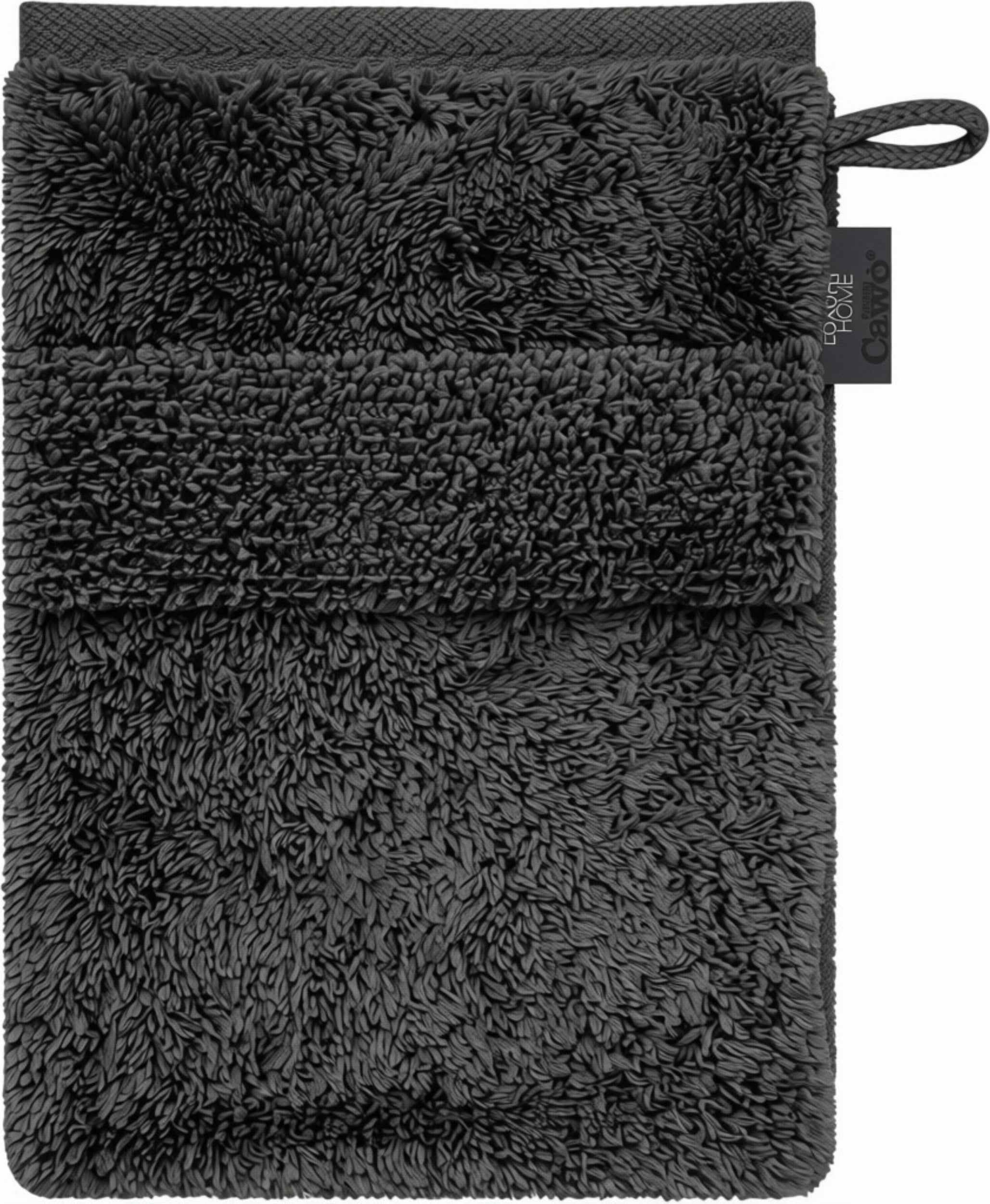 The Luxury Waschhandschuh 16 x 22 cm, dunkelgrau
