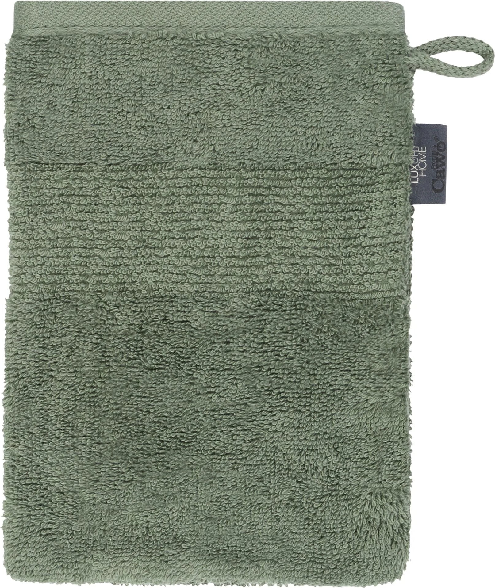 The Luxury Waschhandschuh 16 x 22 cm, olivgrün