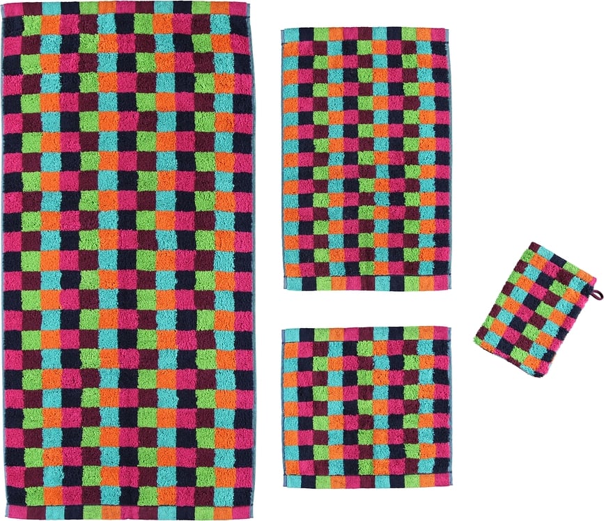 Toalla Cube, 30 x 30 cm, gris-beige