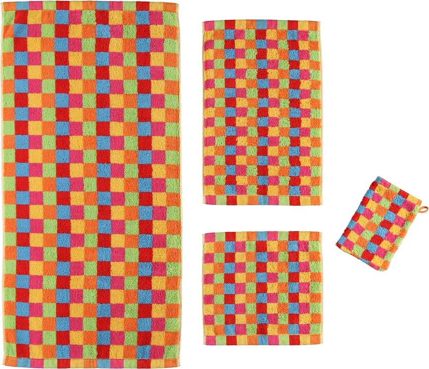 Toalla Cube, 70 x 180 cm, gris-beige