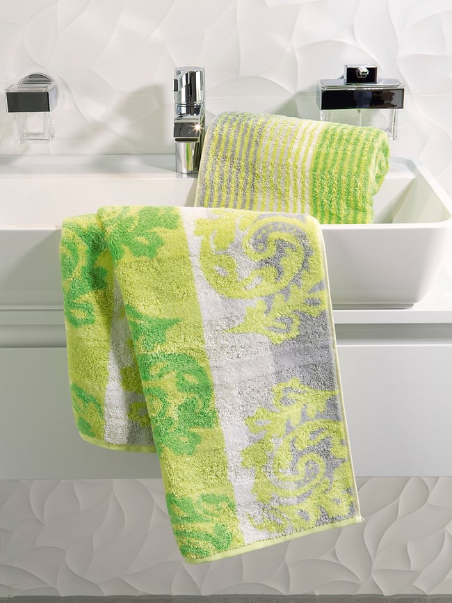 Toalla jacquard Cashmere, 80 x 150 cm, kiwi