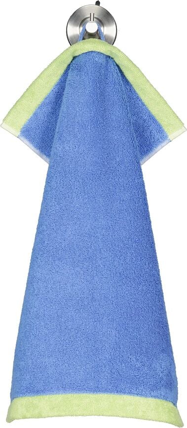 Toalla Lifestyle Splash, 30 x 50 cm, azul y verde