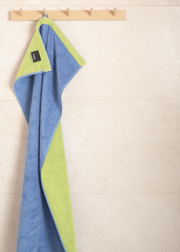 Toalla Lifestyle Splash, 50 x 100 cm, turquesa y amarillo