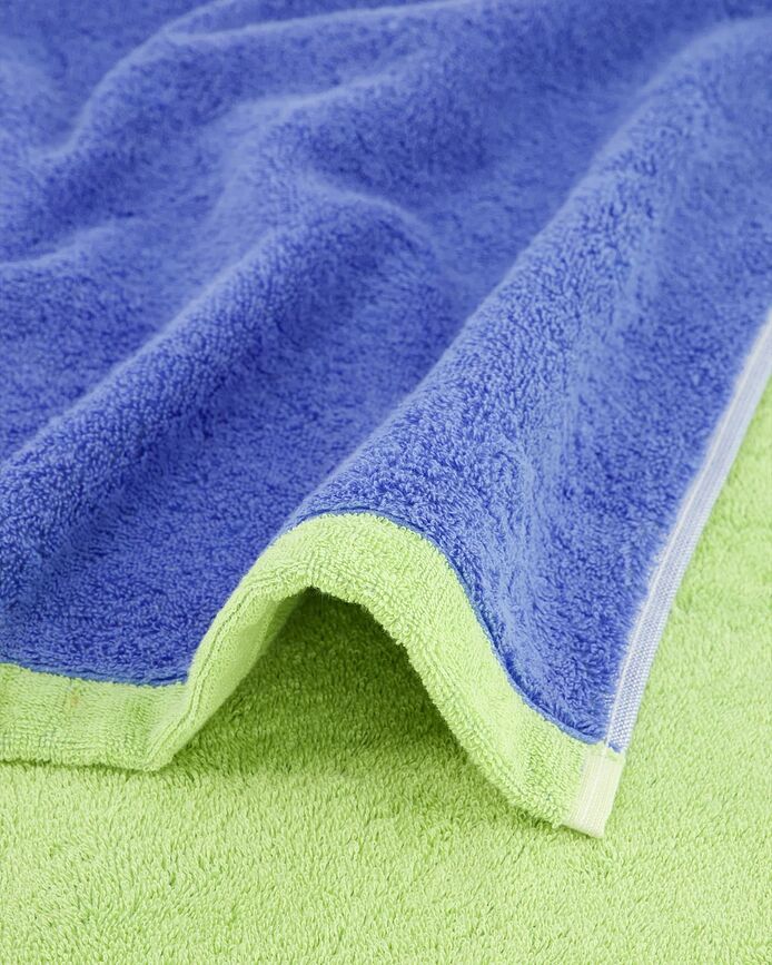 Toalla Lifestyle Splash, 70 x 140 cm, beige y gris