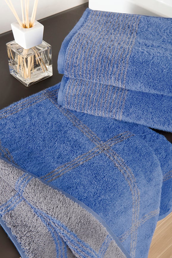 Toalla Two-Tone, 50 x 100 cm, gris oscuro