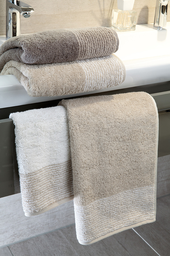 Toalla Two-Tone, 50 x 100 cm, gris oscuro