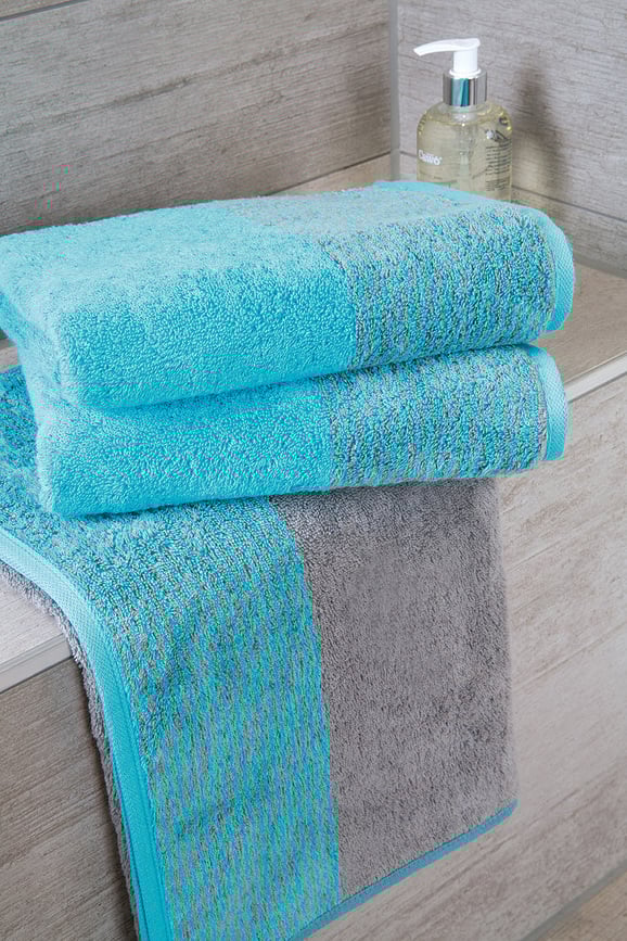 Toalla Two-Tone, 80 x 200 cm, gris oscuro