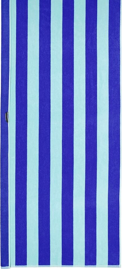 Tropical Πετσέτα Παραλίας ριγέ, 80 x 180 cm, πράσινο-πορτοκαλί