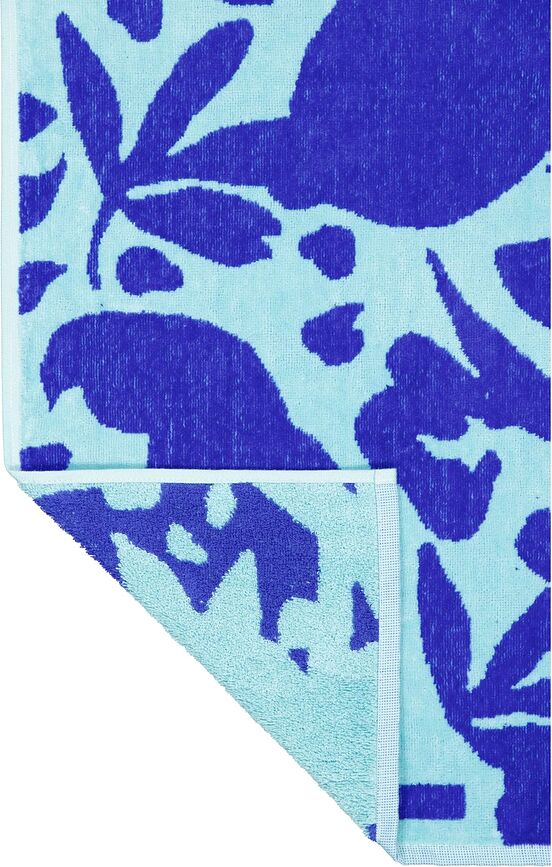 Tropical Serviette de Plage 80 x 180 cm, verte