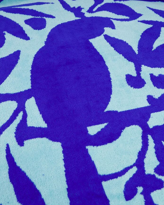 Tropical Serviette de Plage 80 x 180 cm, verte