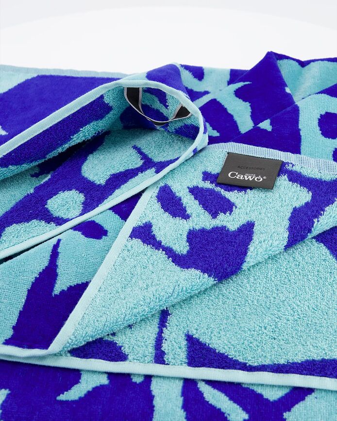 Tropical Serviette de Plage 80 x 180 cm, verte