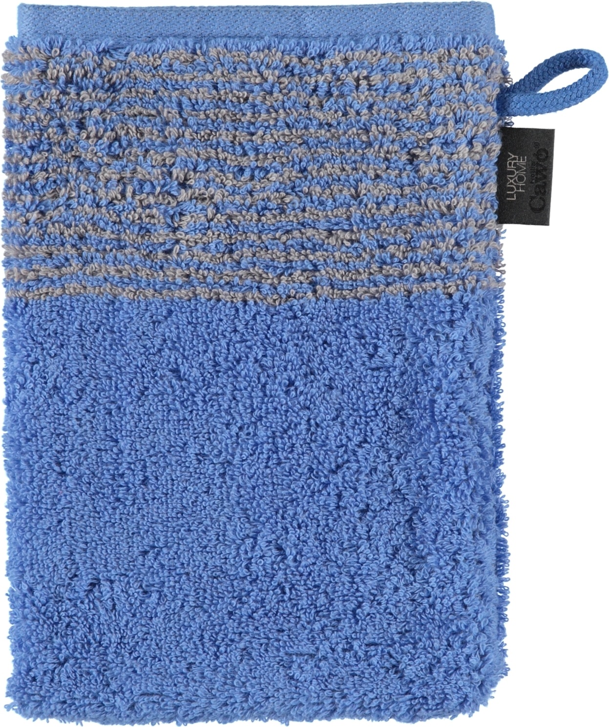 Two-Tone Badehandschuh 16 x 22 cm blau