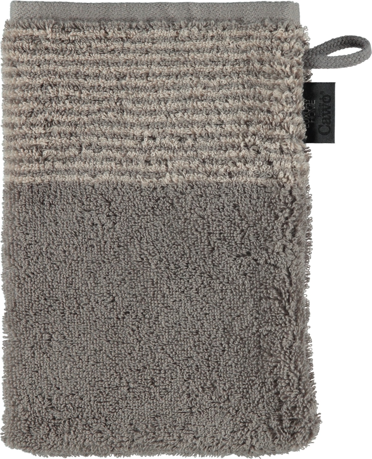 Two-Tone Badehandschuh 16 x 22 cm graphitfarbig