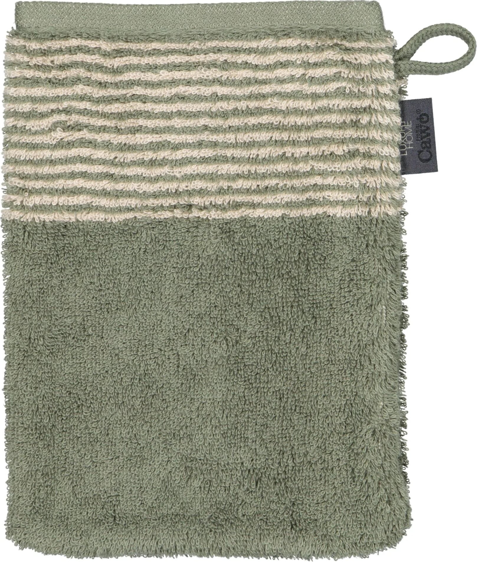 Two-Tone Badehandschuh 16 x 22 cm grasgrün